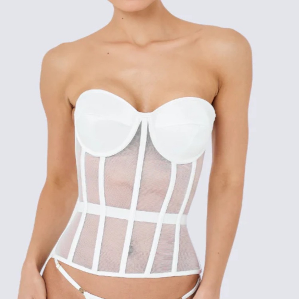 Perfect Corset Secret Form Bra (White) NWT